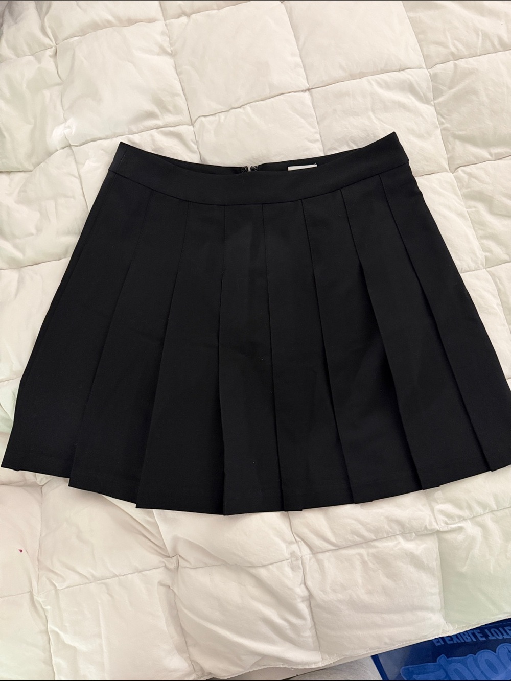 Aritzia Sunday Best Black Pleated Mini Skirt Size 4 NWOT
